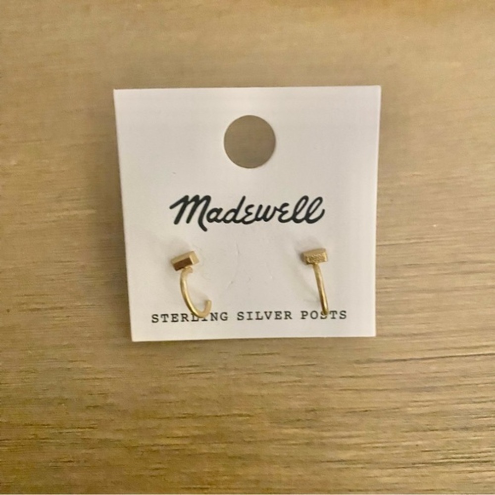 Madewell Gold Hoop Earrings